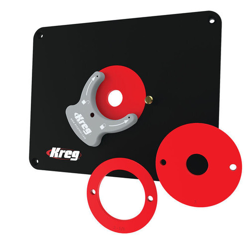  KREG Precision Router Table Insert Plate - Predrilled for Porter-Cable & Bosch PRS4036 