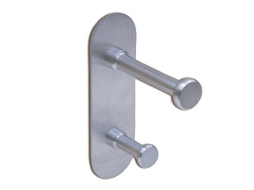 Sugatsune DSH-05 DOUBLE COAT HOOK Satin Stainless Steel