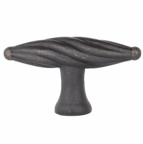  EMTEK Tuscany Bronze Twist T-Knob Series  1-3/4" & 3" 