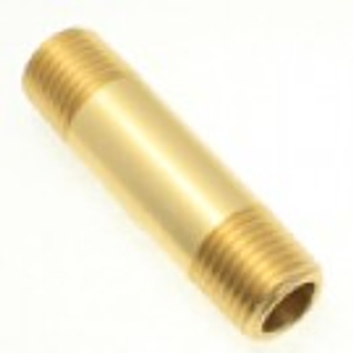 3/8" Solid Brass Lead Free Pipe Nipples