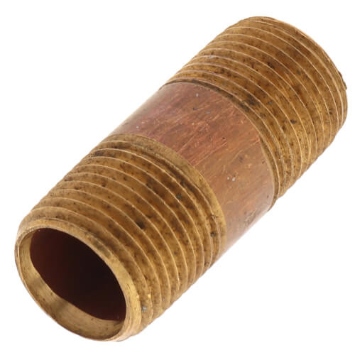 3" Solid Brass Pipe Nipples