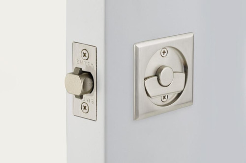 EMTEK 2136 Square Dummy POCKET DOOR TUBULAR LOCKS   EMTEK 2136 Square Dummy POCKET DOOR TUBULAR LOCKS