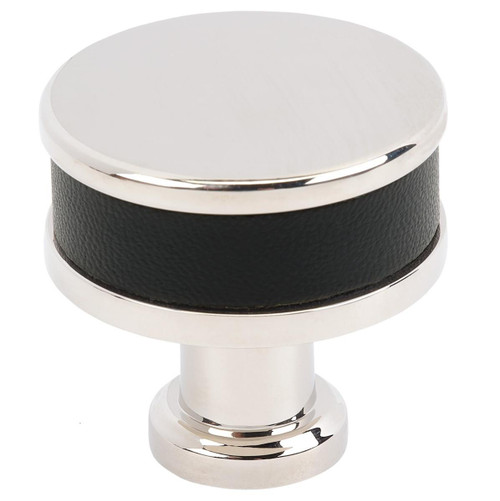  Amerock Fairlane 1-1/4 inch (32mm) Diameter Knob with Stiched Leather BP37535x 