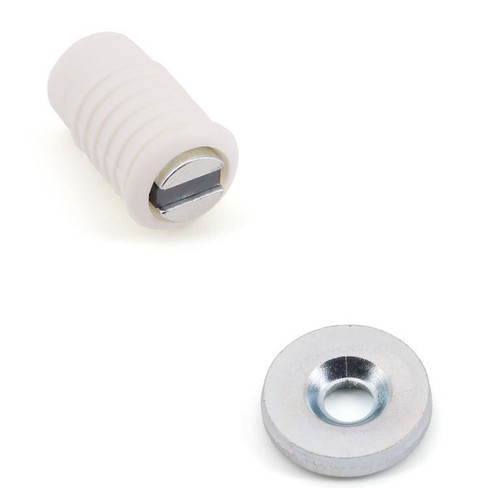 Sugatsune MC-IS 10mm and 14mm Diameter Snap In Magnetic Catches Black Or White