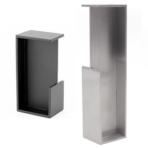  Sugatsune DSI-4254 SLIDING DOOR HANDLES SATIN STAINLESS STEEL AND BLACK 