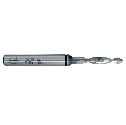 Lamello 131556 Clamex CNC drill bit, HW (carbide), Ø 6 mm, shaft Ø