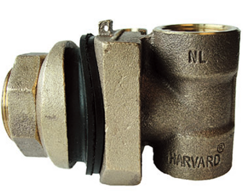 PT100NL 1" NO LEAD Cast Bronze PITLESS ADAPTER 5000LB LOAD MAX SLIDE STOP STYLE IS a U CUP