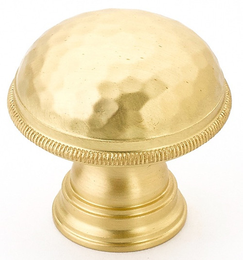 Schaub 1-1/4" Atherton Knob Hammered Knurled Edge
