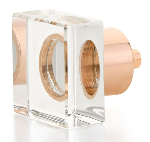 Schaub City Lights 57 Series 1-1/4" Square Glass Cabinet Knobs