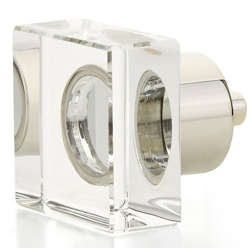 Schaub City Lights 57 Series 1-1/4" Square Glass Cabinet Knobs