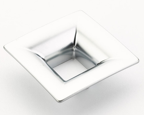 Schaub Finestrino Pull, Flared Square, Overall: 2-3/4" x 2-3/4", 32 mm center to center