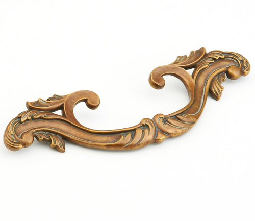 Schaub French Court, Swag Symphony Pulls, 5-3/8"center to center, 8" Overall Length 2-3/4'" width