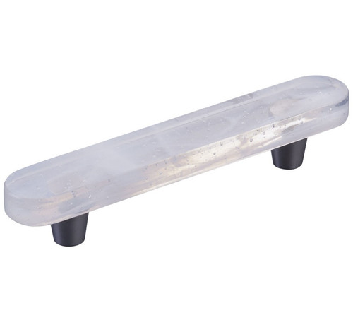 Schaub Fused Glass Oval Pull 6" x 1" Overall, 4" Center to Center