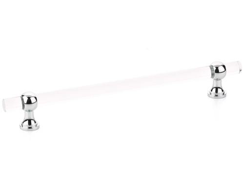 Schaub Lumiere Transitional Acrylic Pull, 8" Center to Center