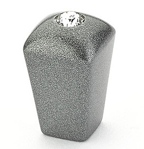 Schaub Skyevale 1/2" Diameter Square Knobs with a Inserted Crystal