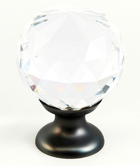 Schaub Stargaze 70 Series 1-1/8" Diameter Faceted Round Crystal Cabinet Knobs