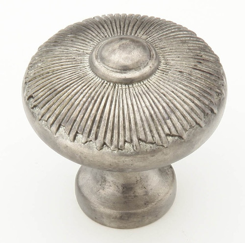 Schaub Symphony Sunburst Solid Brass 1-1/2" Round Knob