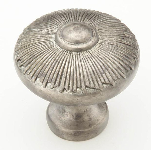  Schaub Symphony Sunburst Solid Brass 1-1/2" Round Knob 