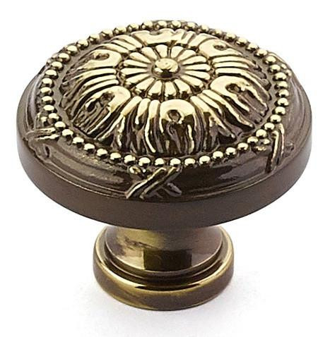  Schaub Symphony Elegance Versailles Solid Brass 1-1/4" Round Knob 