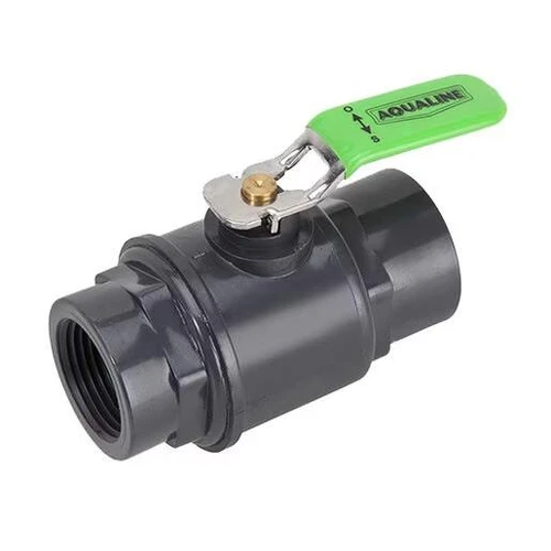  Aqualine Schedule 80 PVC Threaded Ball Valves 1/2" thru 4" 