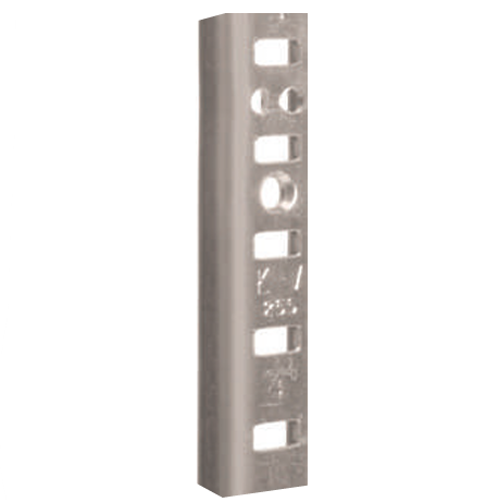 Knape & Vogt 255 Natural Aluminum Shelf Standards 12" thru 84"