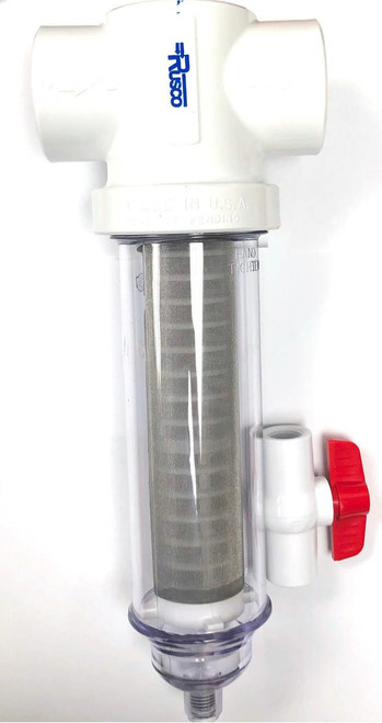 Rusco 2" Spin Down Stainless Steel Screen Filter 1000 Mesh