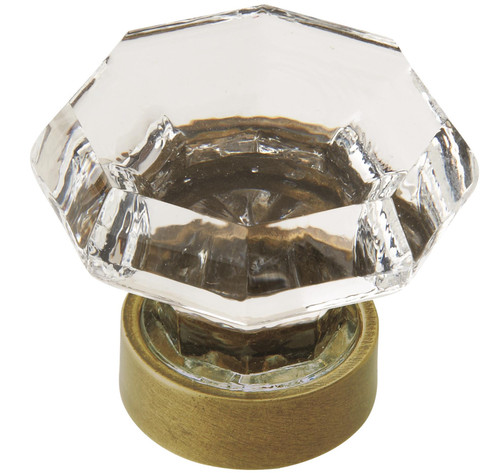 Amerock TRADITIONAL CLASSICS Glass 1-5/16in(33mm) Diameter Knob BP55268