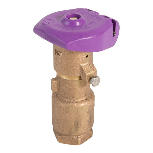 RainBird 33DNP 3/4" NPT Non-potable, Purple Locking Rubber Cover, 2-Piece Body