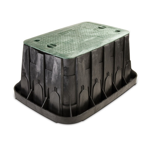 RainBird VBSPRH - Super Jumbo Valve Box - Black Body With Green
