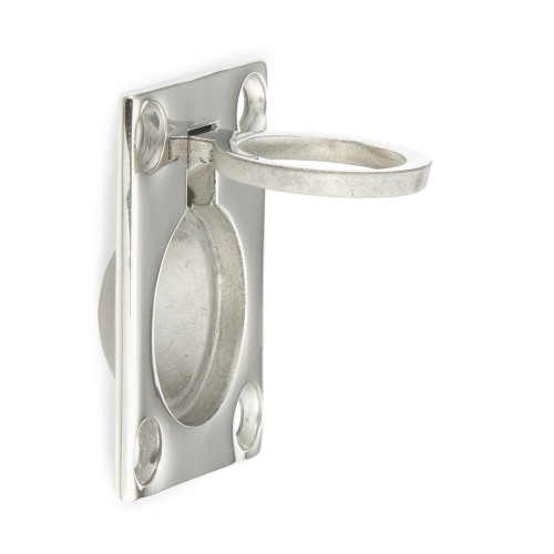 Sugatsune 26900 FOLDING RING PULL Polished 316 Stainless Steel