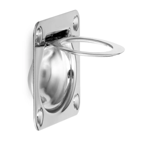  Sugatsune 980643 FOLDING RING PULL (SPRING LOADED) Polished 316 Stainless Steel 