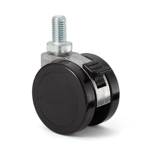  Sugatsune GX-60-N12S, GX-60-N12 TWIN WHEEL CASTER (THREADED BOLT TYPE) 
