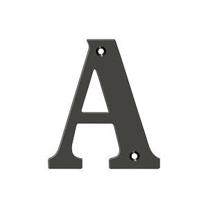  Deltana Hardware 4" RESIDENTIAL LETTERS 