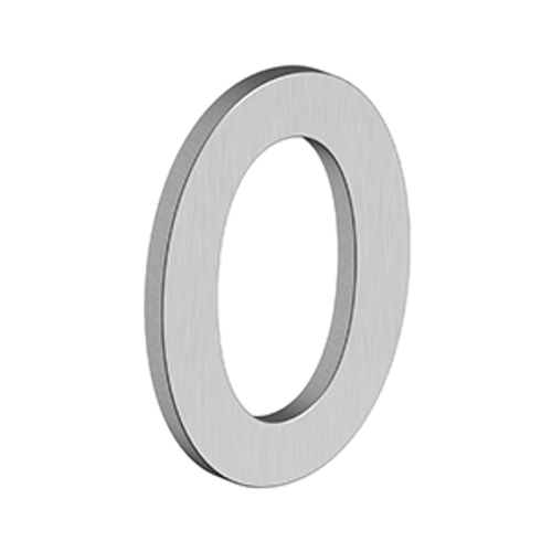 Deltana Hardware 4" NUMBERS  B SERIES STAINLESS STEEL MATERIAL TWO FINISHES