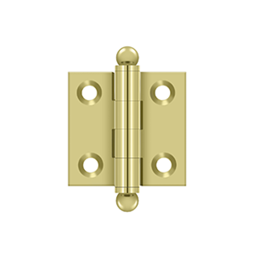 Deltana CH1515 SERIES SOLID BRASS 1-1/2" X 1-1/2" CABINET HINGES WITH BALL TIPS