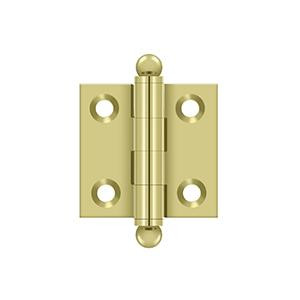 Deltana Hardware Deltana CH1515 SERIES SOLID BRASS 1-1/2" X 1-1/2" CABINET HINGES WITH BALL TIPS 
