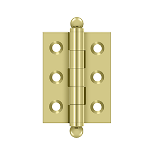 Deltana CH2015 SERIES SOLID BRASS 2" X 1-1/2" CABINET HINGES WITH BALL TIPS