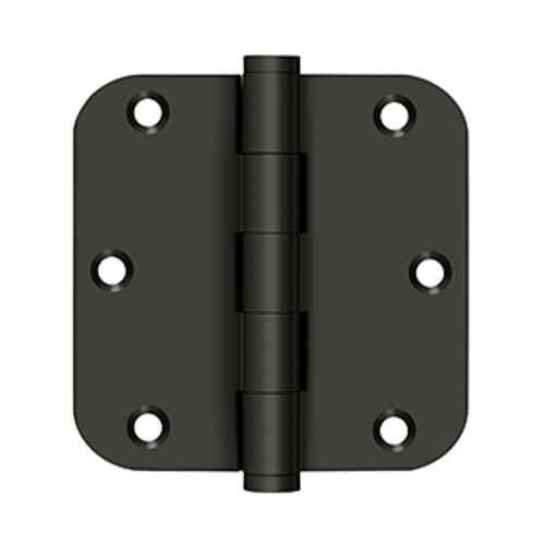 Deltana DSB35R5R SERIES RESIDENTIAL SOLID BRASS 3-1/2" X 3-1/2" X 5/8" RADIUS HINGES Deltana DSB35R5R SERIES RESIDENTIAL SOLID BRASS 3-1/2" X 3-1/2" X 5/8" RADIUS HINGES