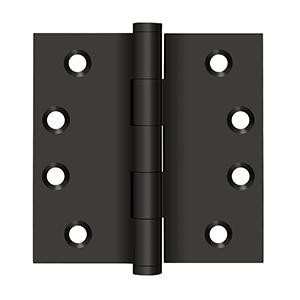 Deltana Hardware Deltana DSB4B-DSB4NB SERIES SOLID BRASS 4" X 4" SQUARE HINGES 