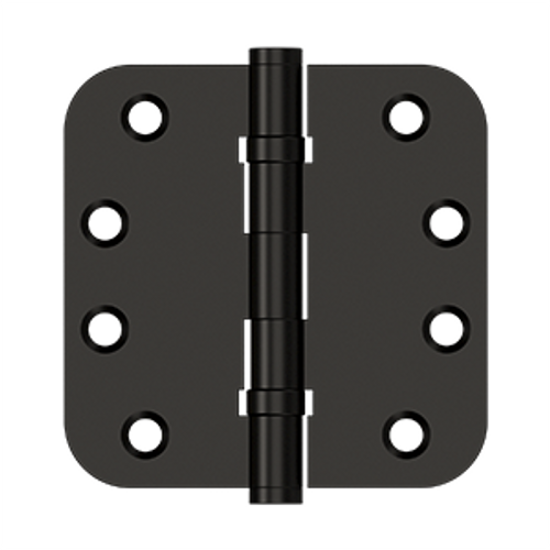 Deltana DSB4R5B SERIES 4" X 4" X 5/8" RADIUS HINGES BALL BEARING SOLID BRASS