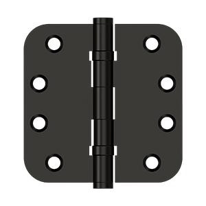 Deltana Hardware Deltana DSB4R5B SERIES 4" X 4" X 5/8" RADIUS HINGES BALL BEARING SOLID BRASS 