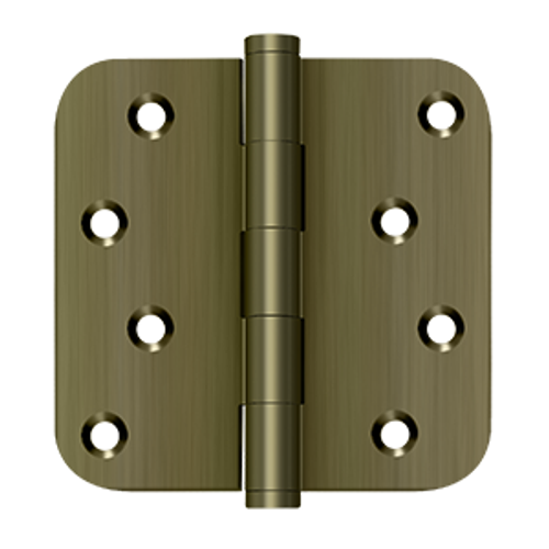 Deltana DSB4R5RZ SERIES 4" X 4" X 5/8" RADIUS HINGE / ZIG-ZAG SOLID BRASS