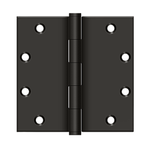 Deltana DSB55 SERIES 5" X 5" SQUARE CORNER HINGE, SOLID BRASS