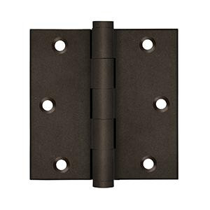 Deltana Hardware DELTANA DSB35 3-1/2" X 3-1/2" SQUARE CORNER SOLID BRASS HINGES DISTRESSED FINISHES 