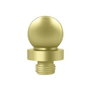 Deltana Hardware Deltana DSBTL BALL TIP Finials For 6" X 6" Hinges Solid Brass 