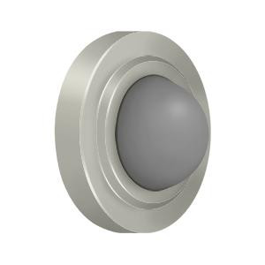 Deltana Hardware Deltana WBC238 CONVEX FLUSH BUMPER 2-3/8" DIAMETER SOLID BRASS 
