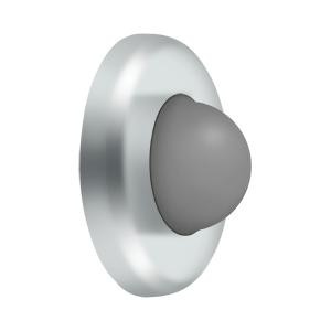 Deltana Hardware Deltana WBC250 WALL MOUNT CONVEX FLUSH BUMPER, 2-1/2" DIAMETER SOLID BRASS 