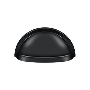 Deltana Hardware Deltana K43 OVAL SHELL CUP PULL 3-1/2" SOLID BRASS 