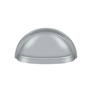 Deltana Hardware Deltana K43 OVAL SHELL CUP PULL 3-1/2" SOLID BRASS 