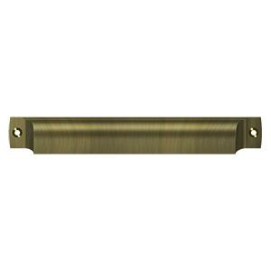 Deltana Hardware Deltana SHP70 EXPOSED SCREWS RECTANGULAR SHELL PULL 7" SOLID BRASS 